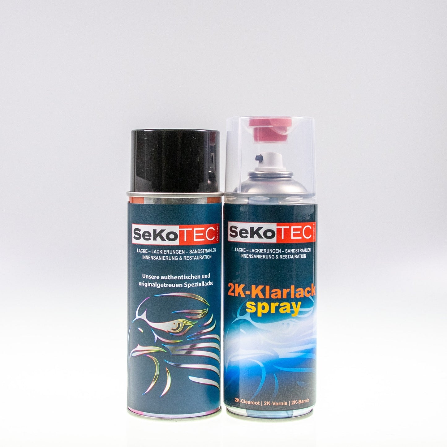 Simson-Farben Spraydose mit 2K-Klarlack