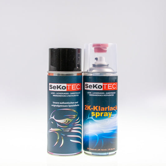 Simson-Farben Spraydose mit 2K-Klarlack