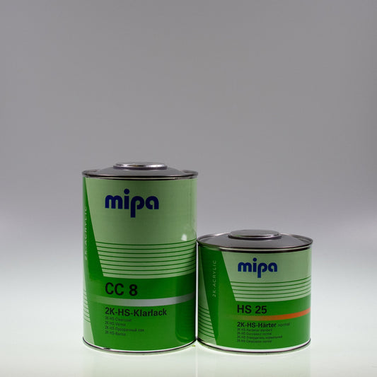 Mipa 2K Klarlack 1000 ml mit Härter HS 25 500 ml