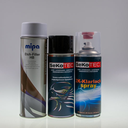 Hercules-Farben Spraydose mit Füller und Klarlack