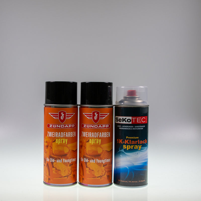 Zündapp-Farben Metallic-Rot mit 1K-Klarlack