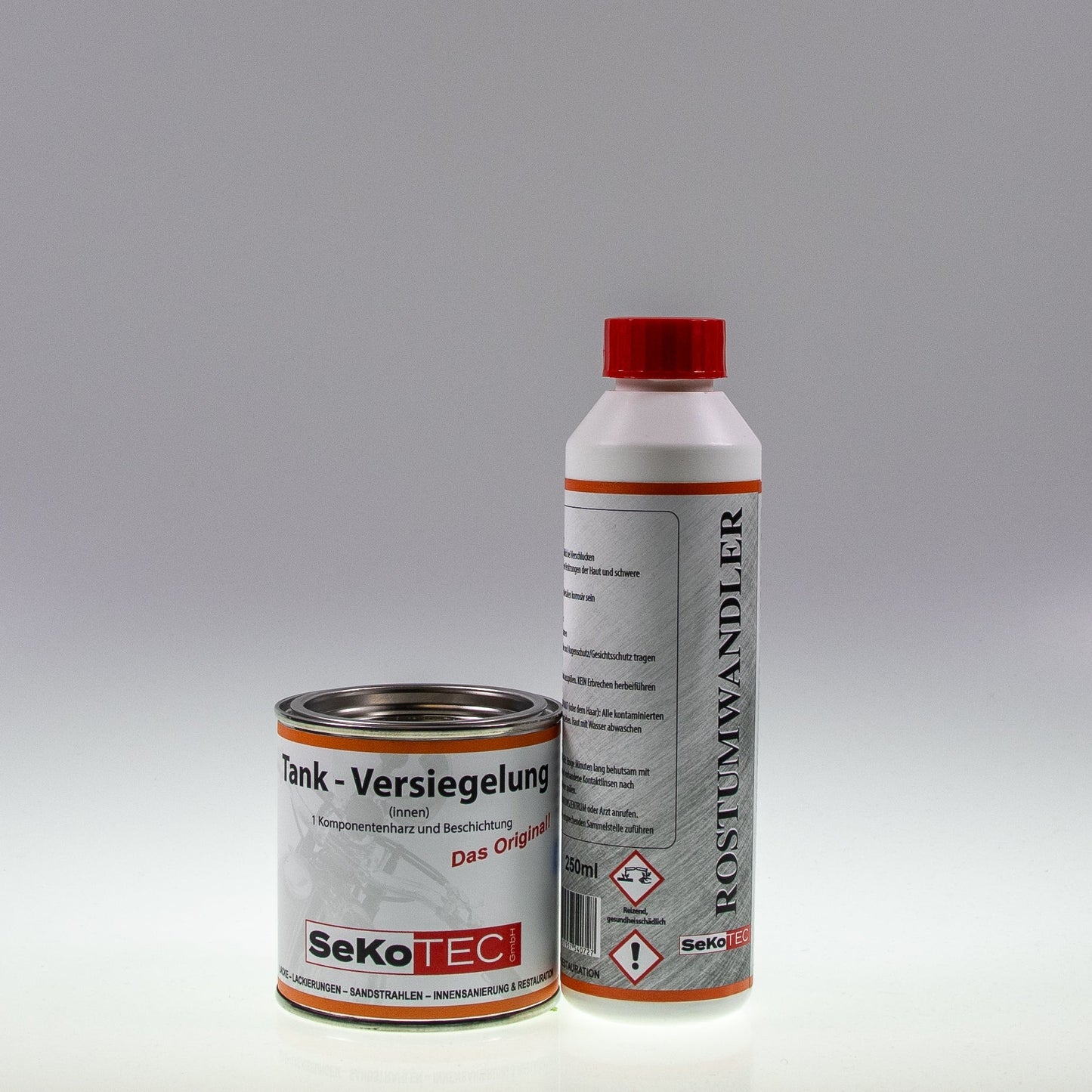 Set: Rostumwandler & Tankversiegelung (Tanks bis 20 l)