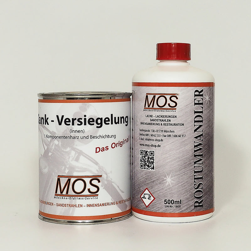 Set: Rostumwandler & Tankversiegelung<br>(Tanks bis 70 l)