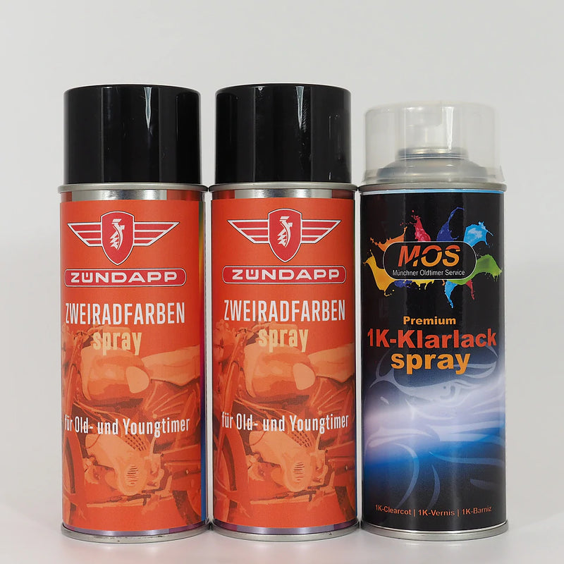 Zündapp-Farben Metallic-Rot mit Klarlack